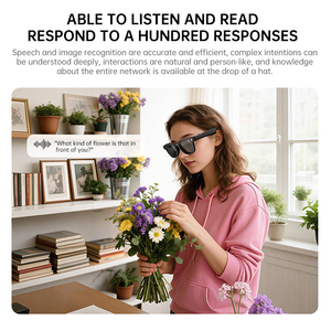 2026 NewJM91 <b>Glasses</b> with <b>Camera</b> Take a Photo Listening Music 800W Noise Reduction Anti Shake Inteligentes - Product Image 6
