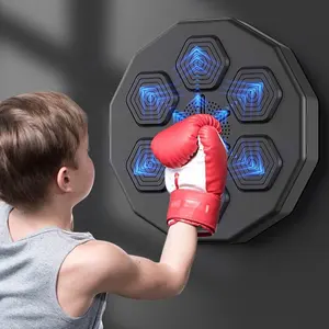 智能音乐拳击拳击训练假人电子家用健身节奏壁挂式拳击反应目标运动器材
