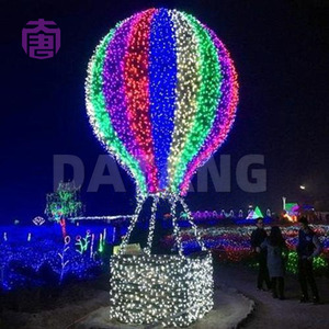 Décoration de Noël en forme de montgolfière avec lumières LED pour extérieur - Product Image 3