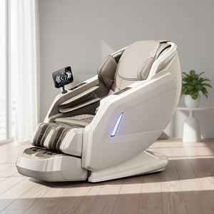 Zhipin 2026 Ganzkörper Zero Gravity 4D Massagesessel Elektrisch PU-Leder Musikfunktion <span class=keywords><strong>Shiatsu</strong></span> 3D Infrarot - Product Image 1