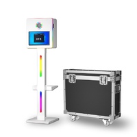 Kiosque photo mobile portable, prend en charge l'imprimante, la caméra, les mariages, les anniversaires