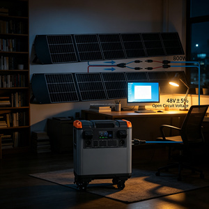 5000W 5300Wh Portable Power Station 230V EU Campingplatz No Power Off Grid <b>Solar</b> Charger - Product Image 6