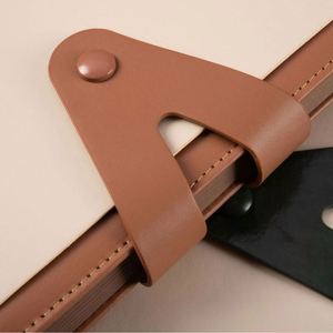 Wholesale A5 PU Leather Cover Organizer/Planner Notebook Customizable Hardcover Business <b>Journal</b> Diary Thread Sewing Office - Product Image 4