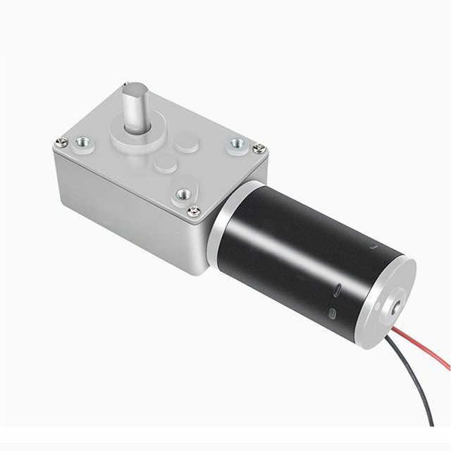 High Torque 5840-31ZY 24V DC Worm Gear Motor with Custom Shaft 12V 30 RPM Permanent Magnet 500 RPM Speed