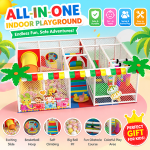 Kids <b>Indoor</b> Playground with <b>Slide</b> Trampoline for <b>Indoor</b> Amusement Park China Factory Wholesale - Product Image 1