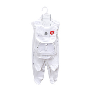Set all'ingrosso di otto pezzi Casual in cotone per bambini in stile <span class=keywords><strong>vestiti</strong></span> per neonati per l'inverno Set di sei pezzi per <span class=keywords><strong>0</strong></span>-12 <span class=keywords><strong>mesi</strong></span> con bottone - Product Image 5