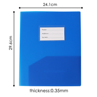 Porte-documents en plastique PP A4 personnalisé Foska avec logo, présentation extensible, pochettes A4 transparentes, classeurs pour dossiers de bureau
