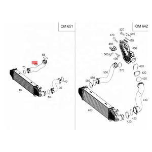 A2045286482 2045286482 accesorios de coche turbocompresor manguera de aire para Clase C W204 200CDI <span class=keywords><strong>220CDI</strong></span> manguera de admisión de refuerzo - Product Image 5