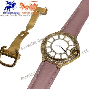 Casual Luxury Women's Designer Watches Handmade Luxury Analog Designer Women's Watches Stainless Steel Leather Band Include Stop - Product Image 2