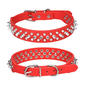 Collier pour animaux de compagnie grand <span class=keywords><strong>chien</strong></span> collier Punk résistant aux morsures collier de <span class=keywords><strong>chien</strong></span> en cuir Spike vente en gros - Product Image 3