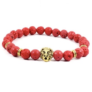 <span class=keywords><strong>Bracciale</strong></span> con Testa di Leone in Acciaio Inox 316L Placcato <span class=keywords><strong>Oro</strong></span> <span class=keywords><strong>24K</strong></span>, 24cm, Gioielli Hip Hop per Uomo - Product Image 6