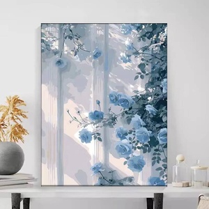 Pintura al Óleo Personalizable de Estilo Moderno por Números, Pintura DIY de Mariposa en Paisaje para Decoración del Hogar - Product Image 3