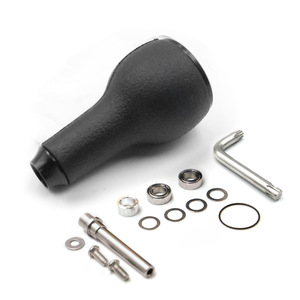 Poignée de moulinet de pêche QY 27 mm TPE antidérapante pour modification de moulinet spinning Shimano Vanford Noir Or - Product Image 1