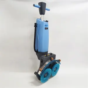 home hand held floor scrubber can water spray scrubbing mop the floor and blot dry suitable for all kinds of smooth hard ground