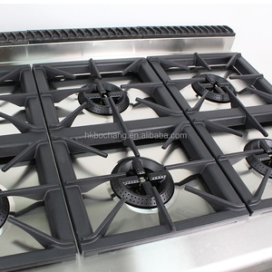 Estufa de Gas Industrial de 6 Quemadores del Fabricante, Estufa de Gas Comercial con Horno, Equipo Profesional para Cocina de Restaurante y Hotel - Product Image 4