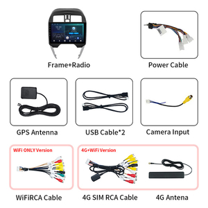 Cho Nissan March 2010-2017 9 inch QLED màn hình headunit thiết bị 2 DIN <span class=keywords><strong>wifi</strong></span> 4 gam BT 5.0 Car Stereo GPS navigation <span class=keywords><strong>Android</strong></span> xe đài phát thanh - Product Image 3