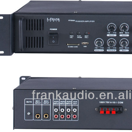 Usb Fm Radio Amplifier, HY8060M 60W USB/SD Public Address Amplifier,PA Amplifier With USB Port
