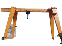 Grue portique électrique 5-25 tonnes à poutre simple, grue mobile de levage pour atelier de construction, bon prix
