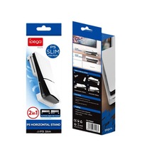 PG-P5S007 support horizontal 2 en 1 pour PS5 Slim Digital/Disc Console Support de stockage Dock