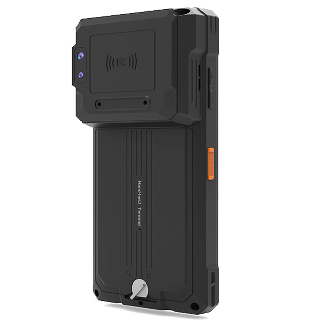 Cheapest Factory 5.5 Inch Android 4GB+64GB IP66 PDA Handheld with 2D Barcode NFC UHF RFID Fingerprint Scanner and Lora Module
