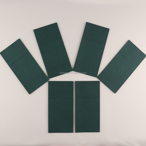 Pochette de couverts et <span class=keywords><strong>serviette</strong></span> de table <span class=keywords><strong>en</strong></span> <span class=keywords><strong>papier</strong></span> Airlaid vert, 1 pli, style coloré - Product Image 6