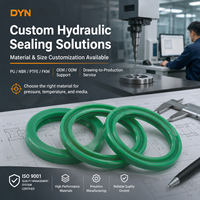 Joint torique DYN Premium BS à faible friction pour vérin hydraulique à simple effet, 90-95 Shore, -20-150°C, pour l'entretien hydraulique