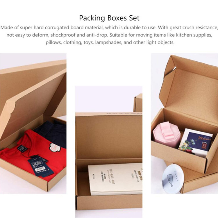 Recyclable Corrugated Box Mailers Cardboard Small Box for Shipping Mobile Phone Case