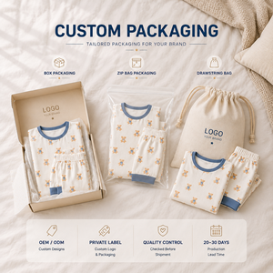 Pyjamas pour bébés à pieds en modal, faible MOQ, vêtements pour enfants, étiquette personnalisée, meilleur prix du Vietnam - Product Image 6