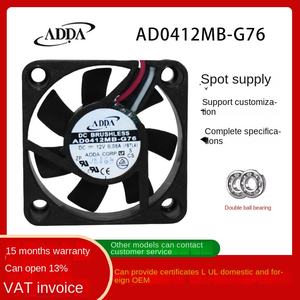 AD0412MB-G76 ของแท้ ADDA 4010 12V 0.08A 4 ซม. พัดลมลูกปืนเงียบ ผลิตในประเทศจีน - Product Image 2