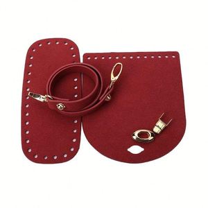 Kit de sac à main moderne en cuir PU DIY - Cadeau promotionnel de la marque HR avec impression en relief, design portable, sangle personnalisable - Product Image 5