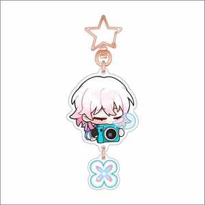 Honkai Star Rail portachiavi Anime versione Q carino <span class=keywords><strong>marzo</strong></span> 7th portachiavi uomo <span class=keywords><strong>donna</strong></span> Kawaii figura acrilico fiocco di neve portachiavi ciondolo regalo - Product Image 3