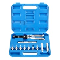 Kit d'outils de démontage et d'installation de joints de queue de soupape, 11 pièces, kit de pinces pour joints de queue de soupape de moteur automobile pour la réparation et l'entretien des voitures