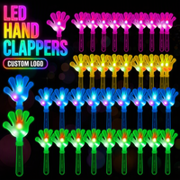 Aplaudisseurs lumineux LED, jouets sonores en plastique, accessoires de fête pour événements sportifs