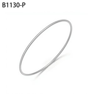 Amy Amy <b>Bangle</b> <b>Silver</b> Plated Alloy Women's Classic <b>Bracelet</b> B1130-P Gift Jewelry - Product Image 1