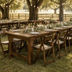 Solid <strong>Wood</strong> Farm <strong>Table</strong> Antique <strong>Rectangle</strong> with Straight Leg for Hotel Outdoor Use - Product Image 1