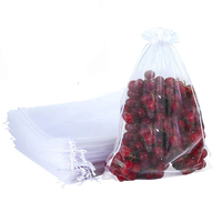 Ademend anti-insecten recyclebaar PE plastic gaasnet beschermhoes voor bloemen en fruit, geschikt voor supermarkt, druiven en tomaten