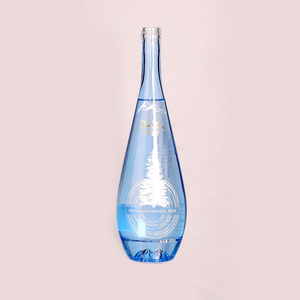 Chất Lượng Cao Tùy Chỉnh 700Ml <span class=keywords><strong>750Ml</strong></span> 1000Ml Chai Thủy Tinh Màu Xanh <span class=keywords><strong>Vodka</strong></span> - Product Image 4