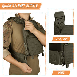 <span class=keywords><strong>USA</strong></span> คลังสินค้า KRYDEX 500D ไนลอนตัดเลเซอร์ Molle สีเขียวเสื้อกั๊กยุทธวิธีแผ่น <span class=keywords><strong>Carrier</strong></span> การฝึกอบรมเสื้อกั๊กต่อสู้ - Product Image 3