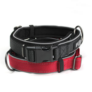 Fabrikant Op Maat Gepersonaliseerde Verstelbare Reflecterende Waterdichte Polyester Hondenhalsband Comfortabel Ademend Gewatteerd Duurzaam - Product Image 6