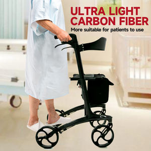 RICHALLモダンオールカーボンファイバーウォーカー障害者用操作しやすい秒折りたたみ式ウォーカー屋外安全ウォーカー - Product Image 5