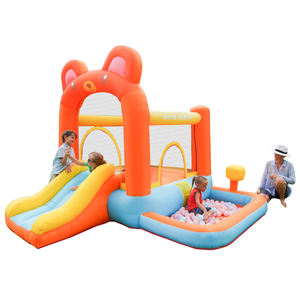 Château gonflable Doctor Dolphin, adorable petit <span class=keywords><strong>ours</strong></span>, château gonflable avec toboggan - Product Image 5