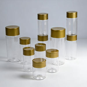 ขวดบรรจุภัณฑ์อาหารแบบใส PET ขนาด 330 มล. 340 มล. เป็นมิตรกับสิ่งแวดล้อม รีไซเคิลได้ ฝาเกลียว ปรับแต่งได้ ภาชนะพลาสติกสำหรับชา - Product Image 2