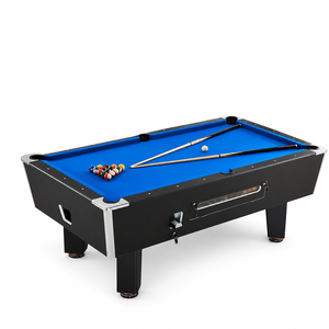 Mesa de Billar Comercial a Precio Mayorista que Funciona con Monedas - Mesa de Billar de 7 y 8 Pies para Interiores, Estilo Americano, con Patas de Hierro Reforzadas - Product Image 2