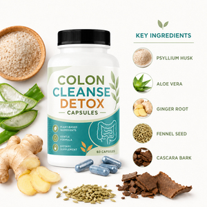 Capsules Détox Beauté Probiotiques Sans Gluten de Haute Qualité pour Nettoyage du Côlon, Certifiées GMP HACCP, Naturelles, 60 Comprimés, Perte de Poids, Santé Intestinale 1 - Product Image 2