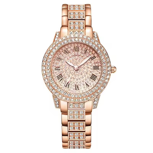 Coffret Cadeau Montre-Bracelet à Quartz de Luxe pour Femme avec Bracelet, Collier, Boucles d'Oreilles et Bague - Boîtier en Alliage, Cadran en Verre - Vente en Gros - Product Image 6