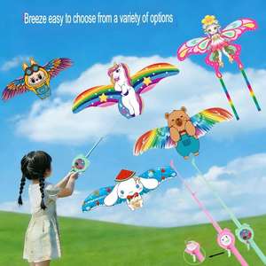 Venta al por mayor: Nuevo kit de pesca con caña de pescar y <span class=keywords><strong>cometa</strong></span> de dibujos animados para niños, ideal para puestos de mercado nocturno. - Product Image 1