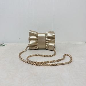 Bolsos mini de PU con logotipo personalizado, decoración de lazo creativo, bolso de mano para la noche con cadena desmontable, bolsos para mujer - Product Image 3