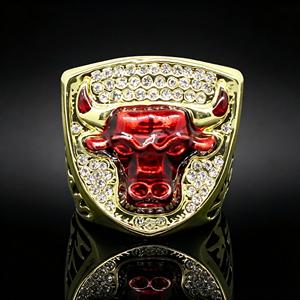 Bague de championnat NBA <span class=keywords><strong>Bulls</strong></span> <span class=keywords><strong>Jordan</strong></span> 1993, bague de mode plaquée or de haute qualité, collection commémorative, vente directe d'usine - Product Image 1