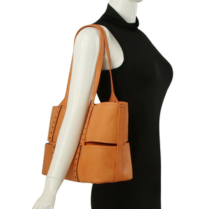 Fabricant RZCK Vente en gros OEM 2026 Nouveau design <span class=keywords><strong>de</strong></span> luxe tendance 2 en 1 <span class=keywords><strong>Sac</strong></span> fourre-tout à bandoulière en cuir PU grande taille pour femmes avec pochette - Product Image 3