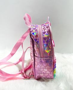 Sac à dos <span class=keywords><strong>en</strong></span> silicone pour enfants, jouet sensoriel <span class=keywords><strong>pastel</strong></span> <span class=keywords><strong>arc</strong></span>-<span class=keywords><strong>en</strong></span>-<span class=keywords><strong>ciel</strong></span> fidget licorne popping cartable push itting <span class=keywords><strong>pop</strong></span> - Product Image 5